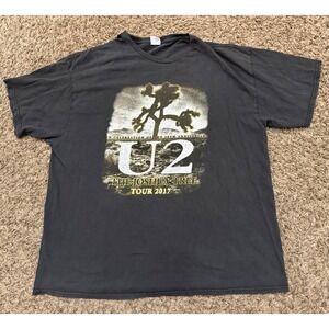 U2 The Joshua Tree 2017 Concert T-Shirt Band T-Shirt  Tee 2-Sided Rock Size XL